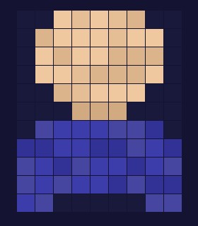 Pixel art portret als relatiegeschenk